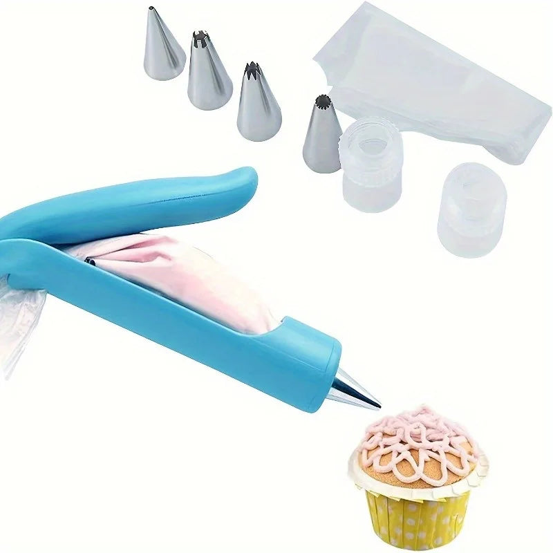 Cake Decorating Tool Set – Piping Bag, Icing Pen & Cream Gun Cake Decorating Kit Babs