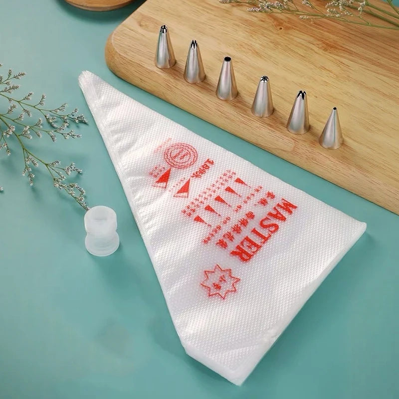 Disposable Piping Bags 50/100 Pcs – BPA-Free Cake Decorating Piping Bags Babs