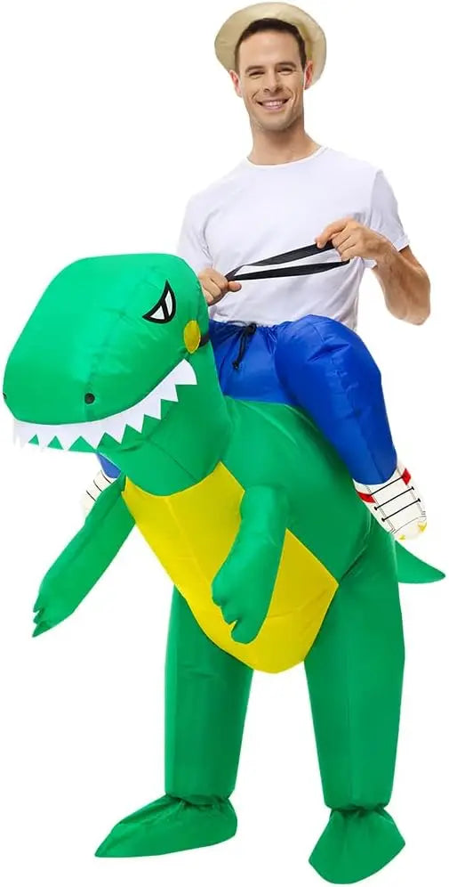 Inflatable T-Rex Dinosaur Costume for Kids & Adults | Halloween Inflatable Costume Babs