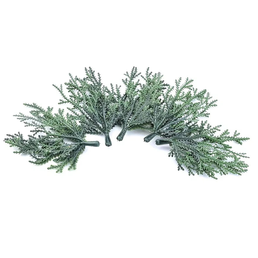 50/100 Pcs Artificial Grass Plants for Wreaths, Crafts & Wedding Decor Artificial Plant Picks Babs