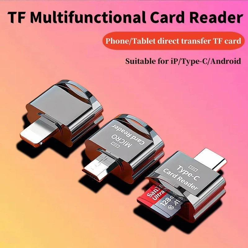 TF Card to USB-C OTG Adapter – Fast MicroSD Card Reader Memory Card Reader Babs