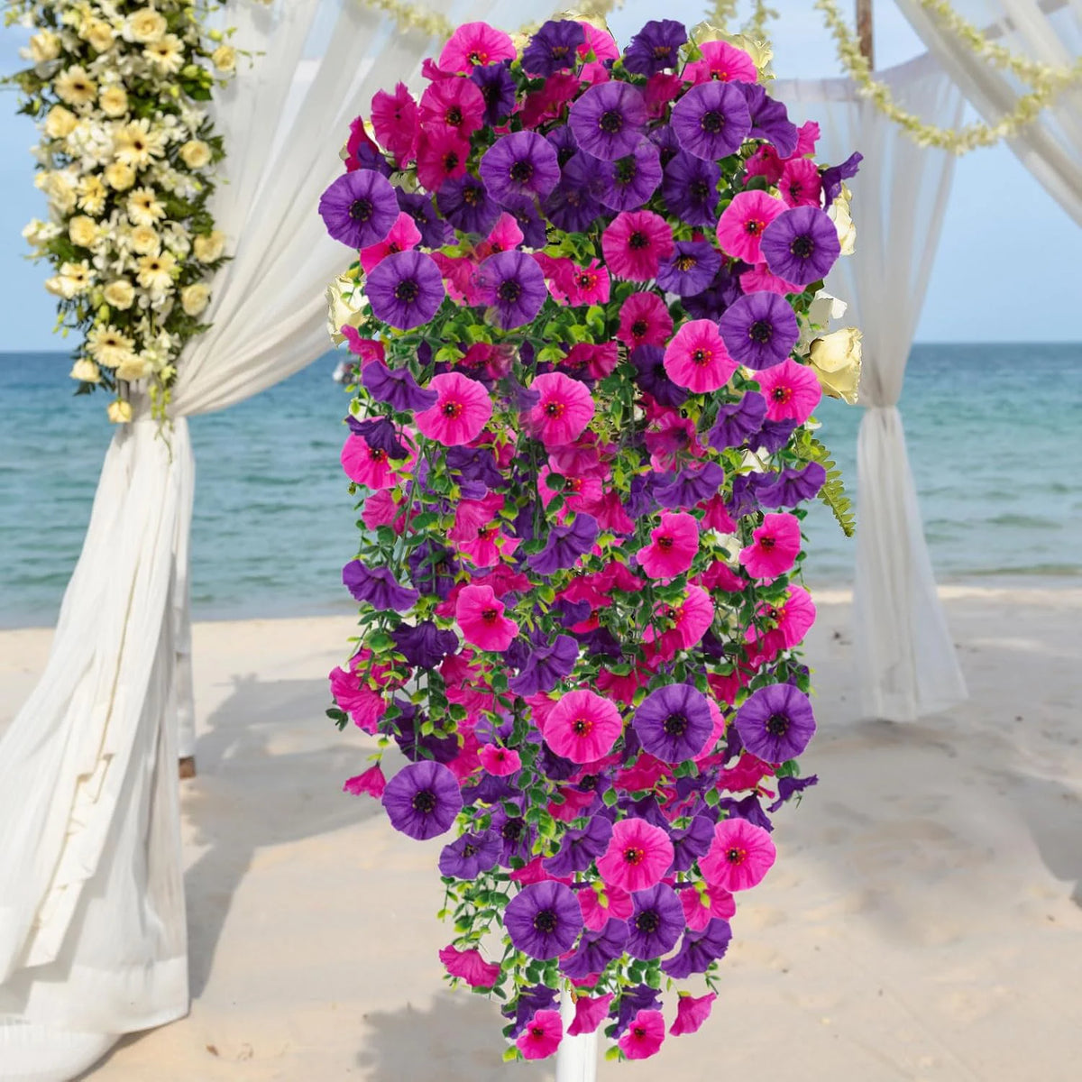 Artificial Morning Glory Vine Garland – Wedding & Home Decor Artificial Flower Garland Babs