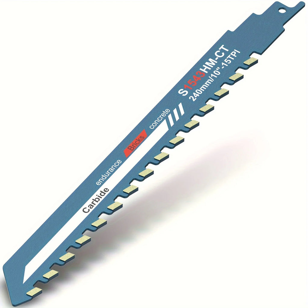 Carbide Reciprocating Saw Blade 240mm – Brick, Concrete & Masonry Reciprocating Saw Blade Babs SKY BLUE