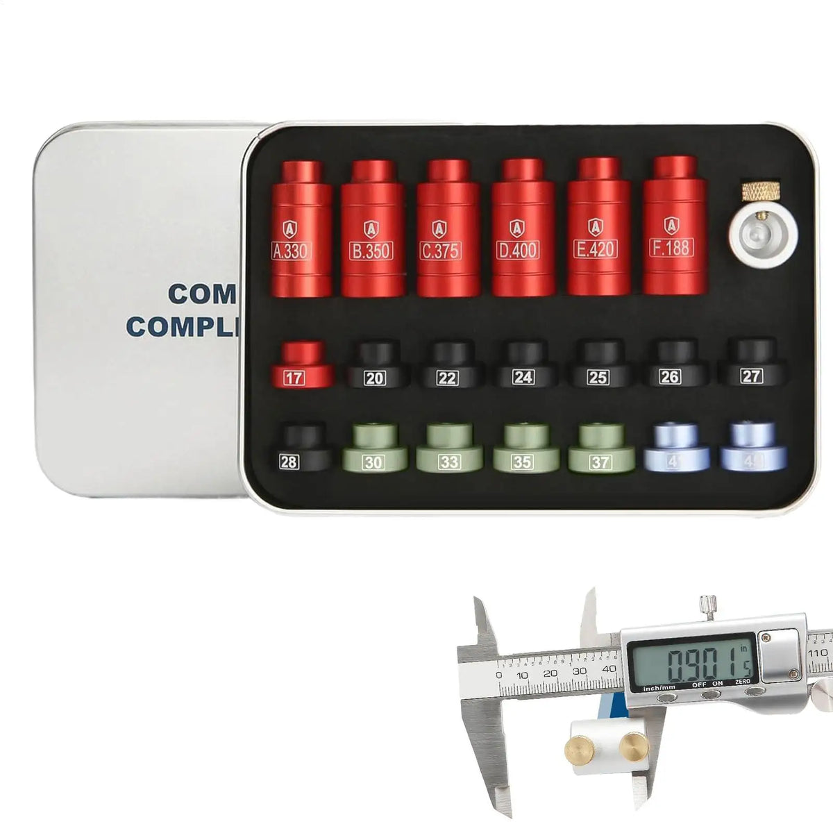 Bullet & Headspace Gauge Comparator Kit | Reloading Tool Comparator Gauge Kit Babs