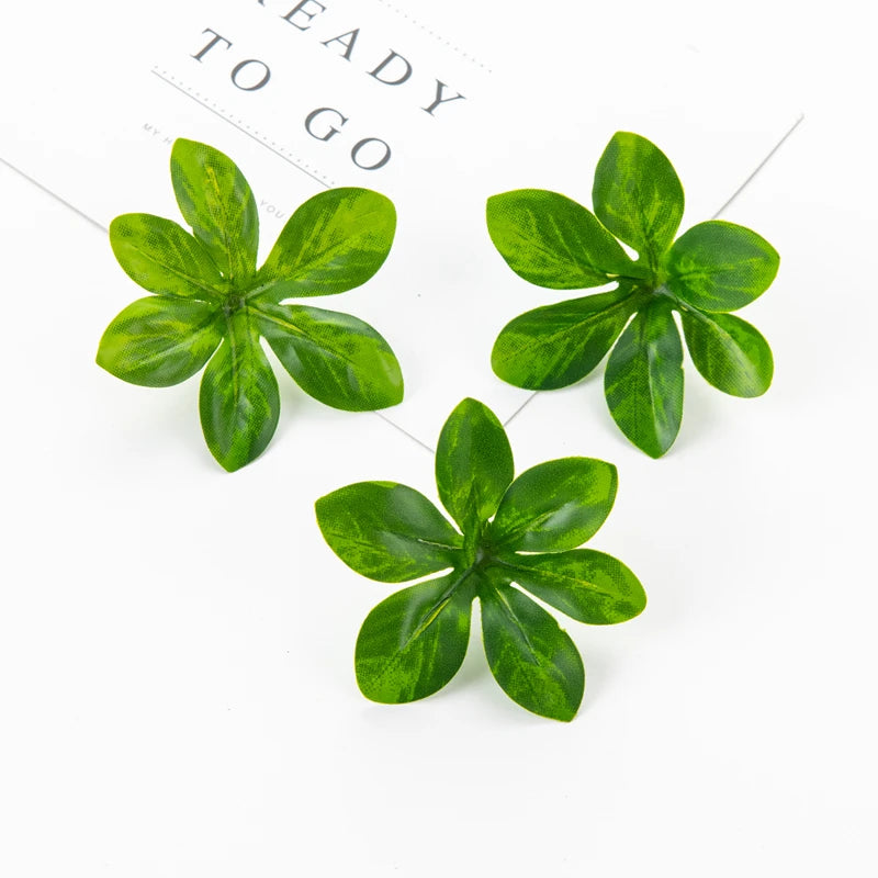 50/100pcs Silk Artificial Flower Leaves – Wedding & Party Décor Artificial Flower Leaves Babs 5.5CM small 100 pcs