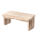 Wooden Meditation Kneeling Stool – Solid Wood Low Seat Wooden Meditation Stool Babs Foldable-Log Color