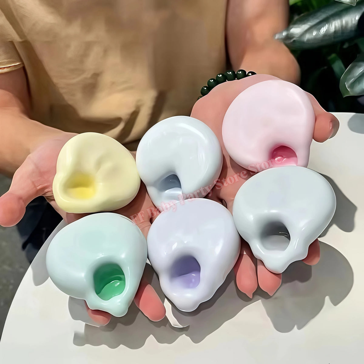Squishy Ice Skin Jelly Ball Fidget Squeeze Toy – Kids & Adults Fidget Squeeze Toy Babs