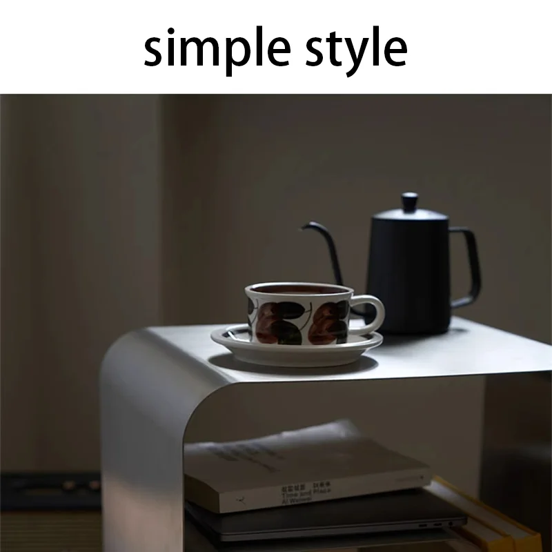 Modern Minimalist Stainless Steel Coffee & Side Table Coffee Side Table Babs