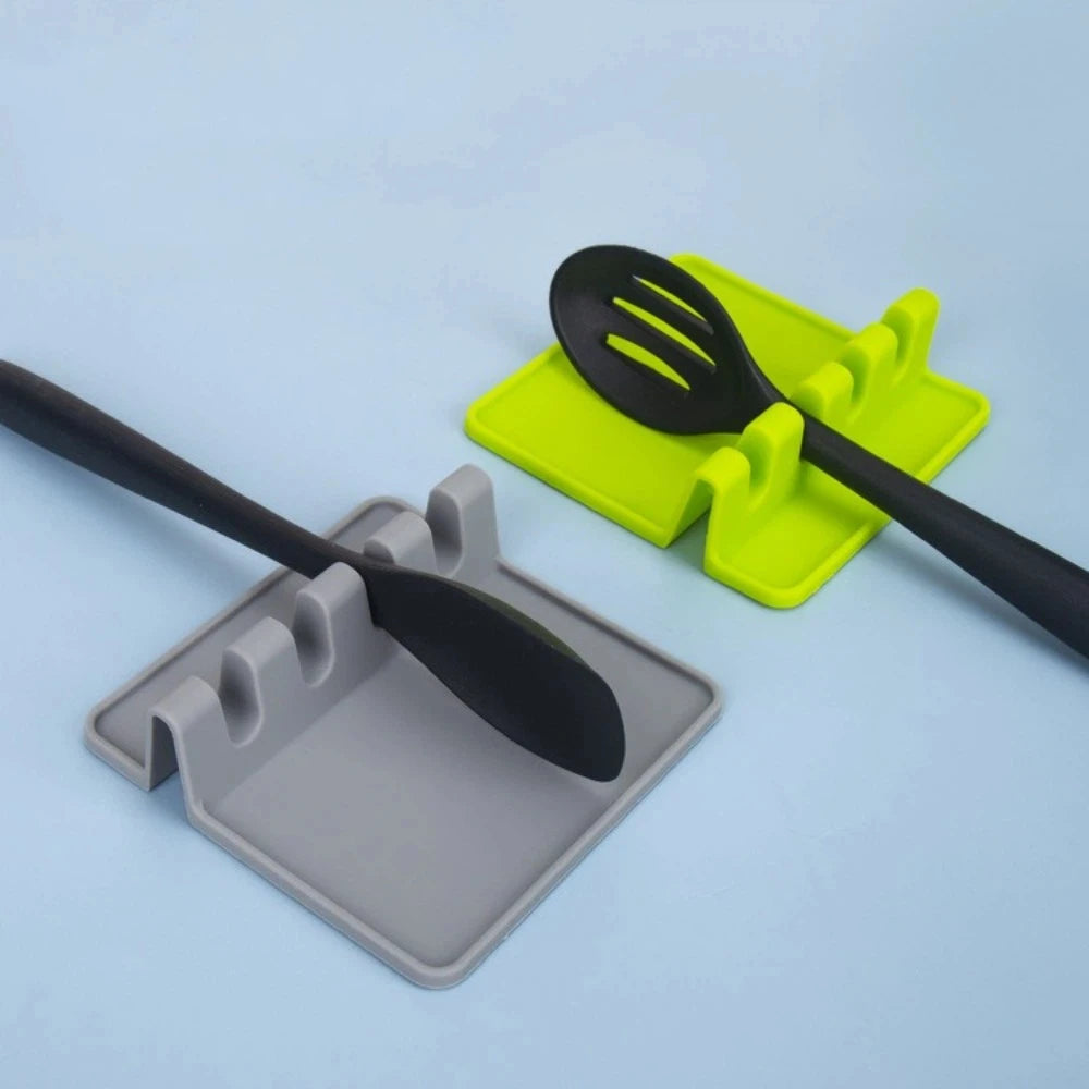 Silicone Kitchen Utensil Holder Rack – Heat-Resistant, Non-Slip Utensil Holder Rack Babs