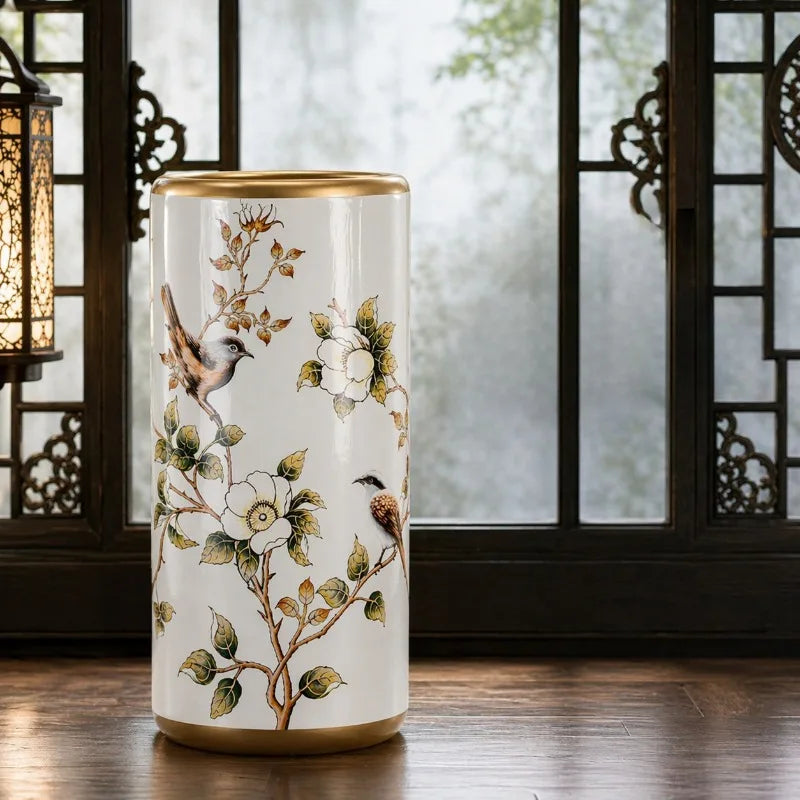 Modern Ceramic Floor Vase – Luxury Ikebana Décor Piece Decorative Floor Vase Babs Style C