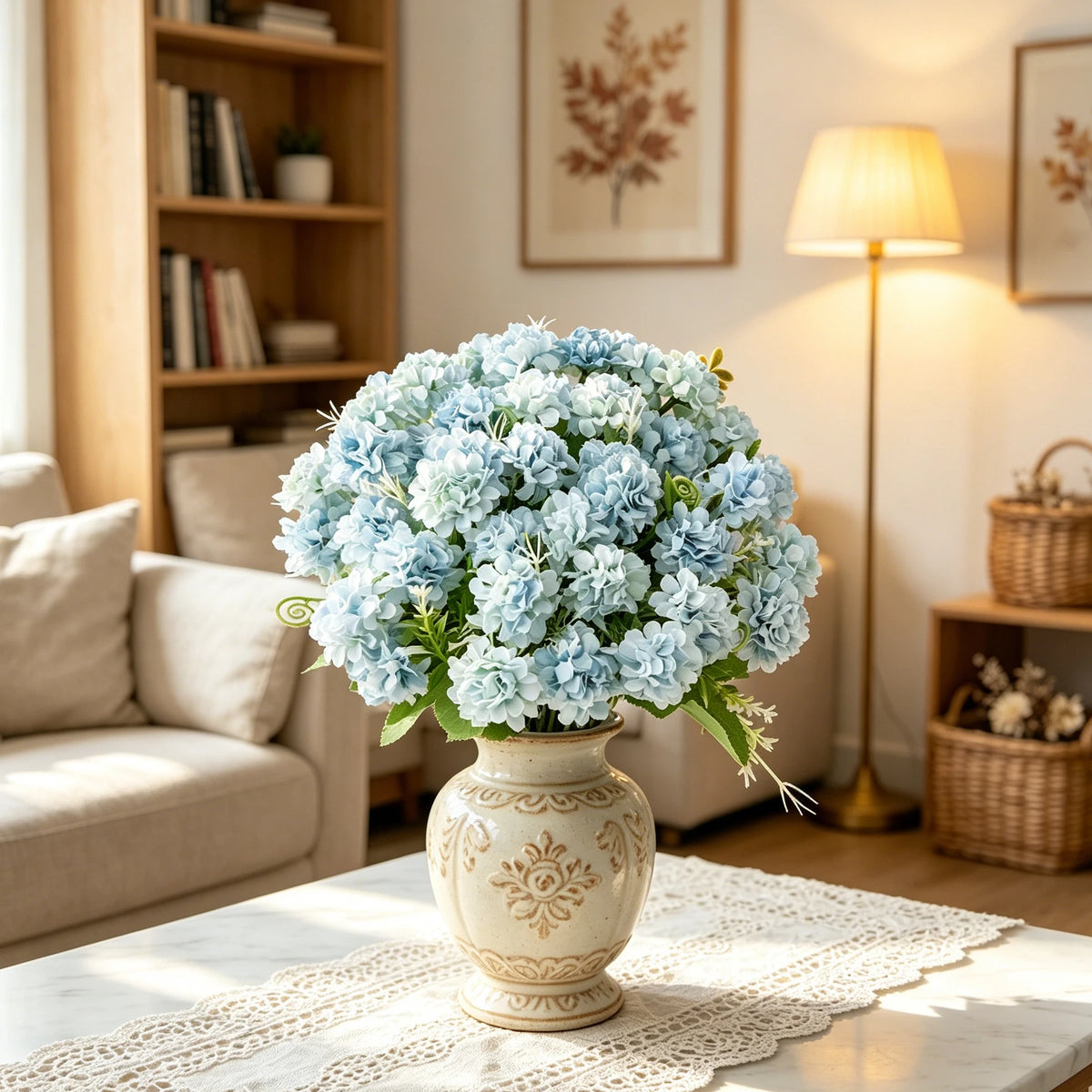 Silk Hydrangea Artificial Flowers – Wedding & Home Décor Artificial Silk Flowers Babs