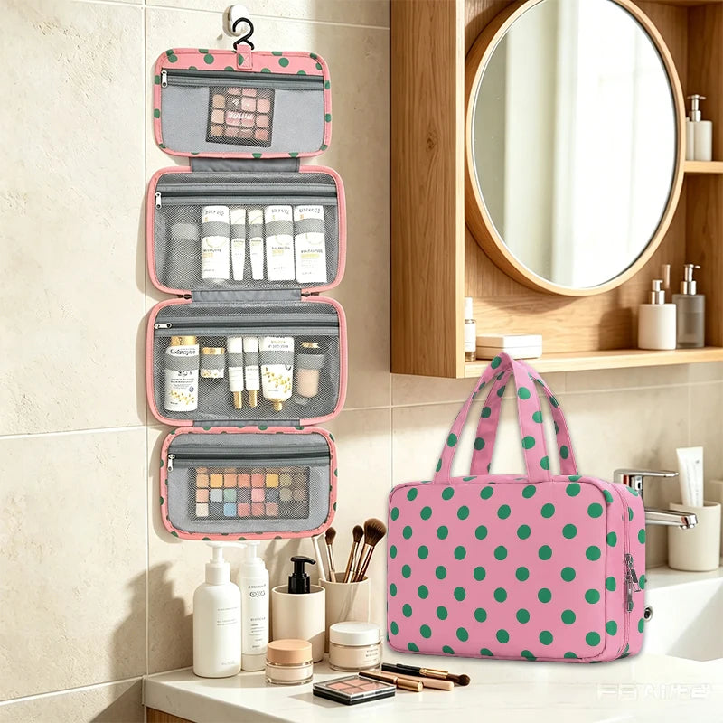 Travel Toiletry Bag with Hanging Hook & Leakproof Compartments Travel Toiletry Bag Babs