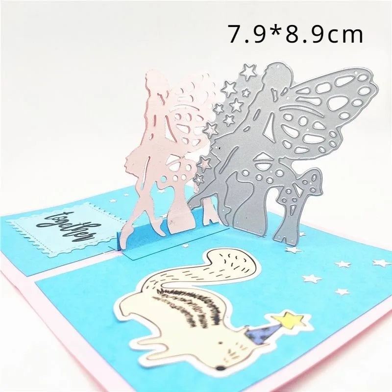 Mushroom Girl Metal Cutting Die for Scrapbooking & Cards Metal Cutting Die Babs A