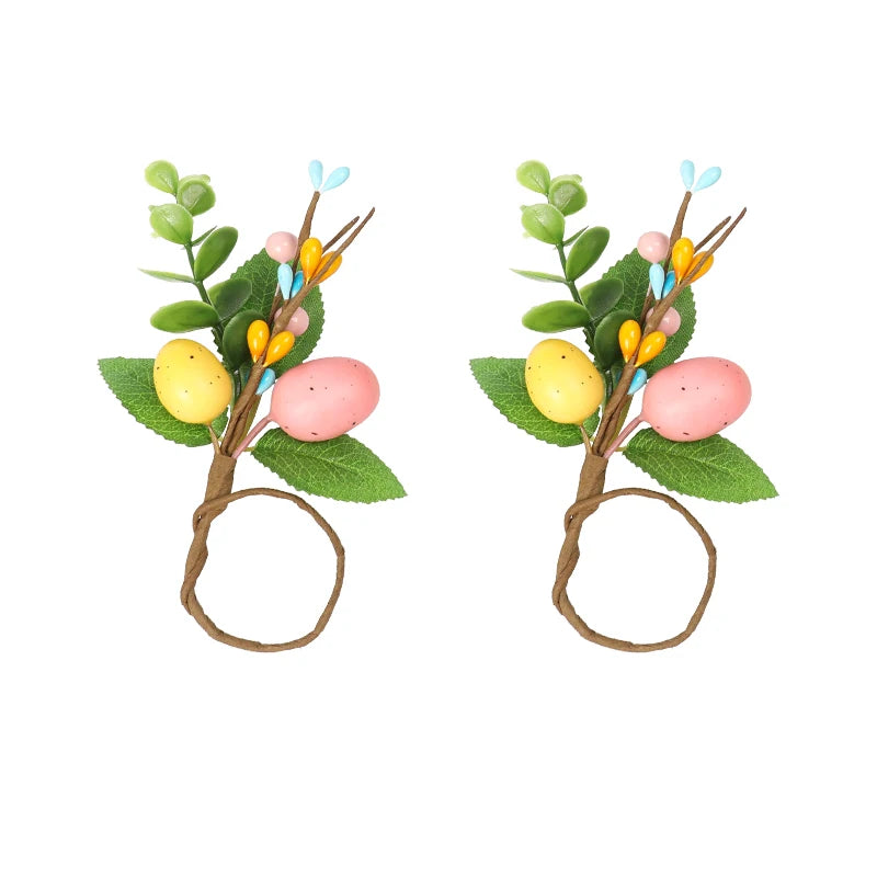 Easter Bunny Napkin Rings – Spring Table Décor 2025 Napkin Rings Babs 2pcs