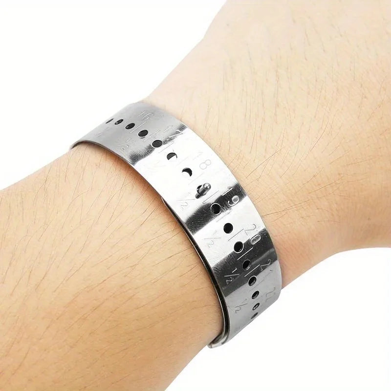 Stainless Steel Bangle Sizer Gauge – DIY Bracelet Measuring Tool Jewelry Sizing Tool Babs