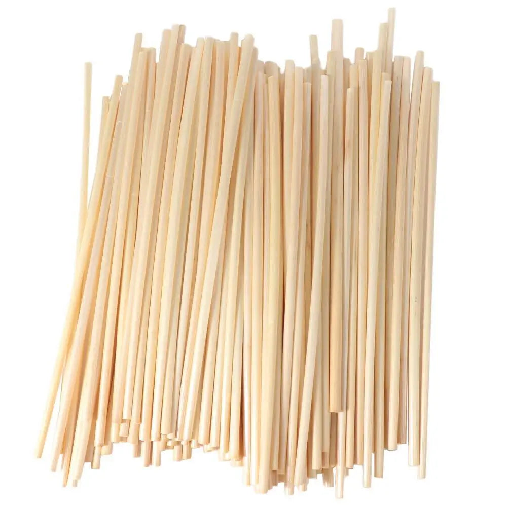 100Pcs Natural Wheat Drinking Straws – Eco-Friendly Biodegradable Eco Drinking Straws Babs