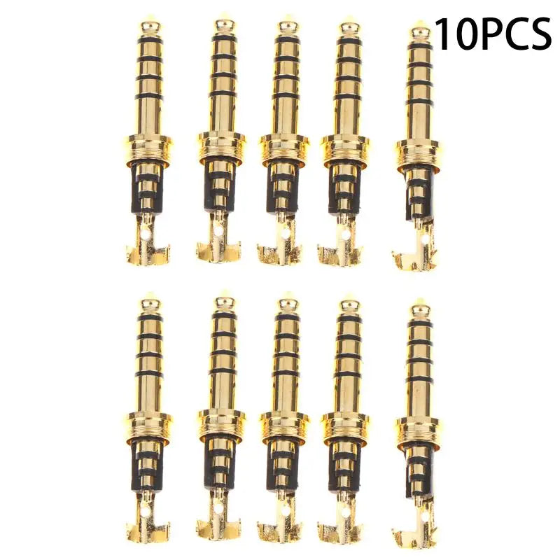 4.4mm Gold Plated Balanced Plug 5-Pole Pentaconn Connector Audio Plug Connector Babs 10PCS