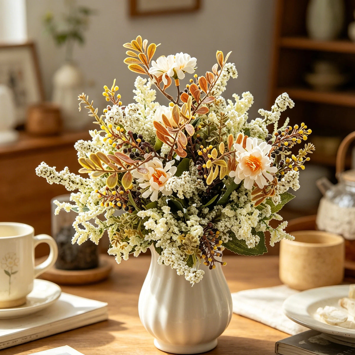Artificial Silk Chrysanthemum Flower String – Home & Party Decor Artificial Flower String Babs
