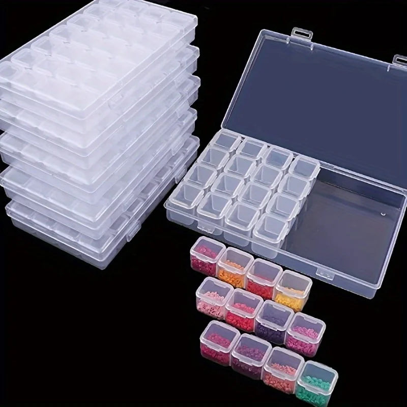Transparent Jewelry & Bead Storage Box | Portable Organizer Jewelry Storage Box Babs