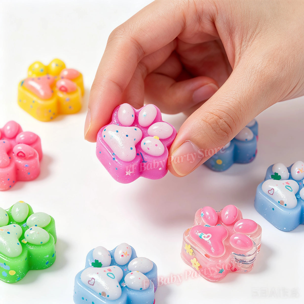 Mini Cat Claw Squishy Fidget Toys – Kids Party Favors & Gifts Squishy Fidget Toy Babs