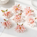 Silk Gerbera Artificial Flowers 20/40pcs – Wedding & Home Decor Artificial Flower Heads Babs Light Pink 20 pieces