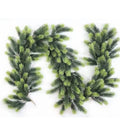 Artificial Pine Rattan Garland Wreath 180cm – Christmas Decor Christmas Garland Wreath Babs army green