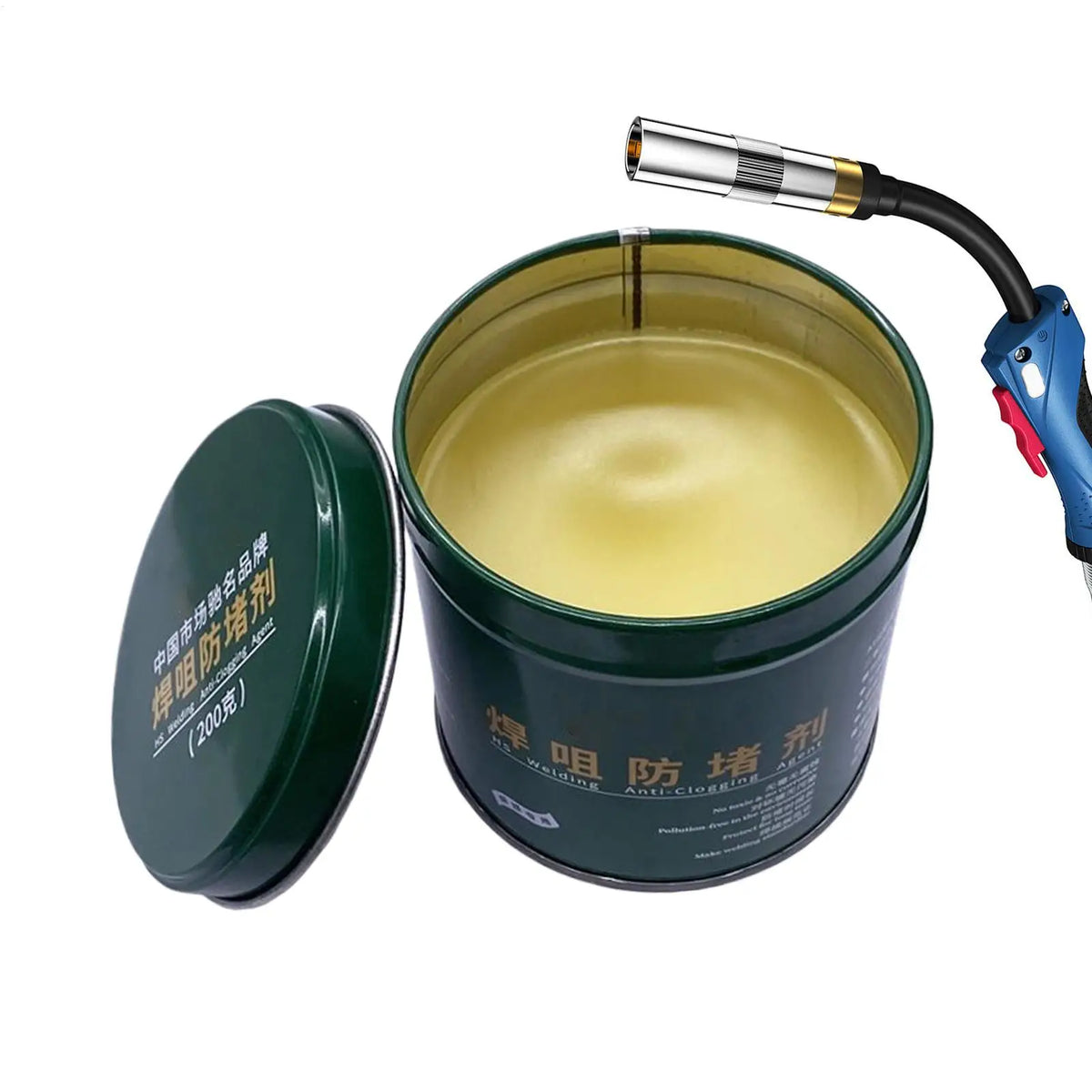 200g TIG/MIG Welding Nozzle Anti-Clog Gel – Spatter Protection Welding Nozzle Gel Babs