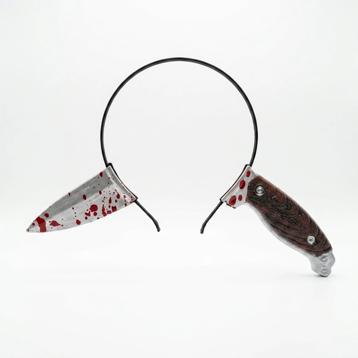 Halloween Fake Knife Headband – Scary Costume Prop Hair Hoop Costume Headband Prop Babs B