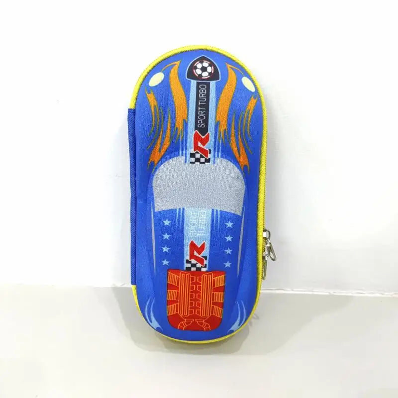 3D Racing Car EVA Pencil Case – Kids Cartoon Stationery Box Kids Pencil Case Babs