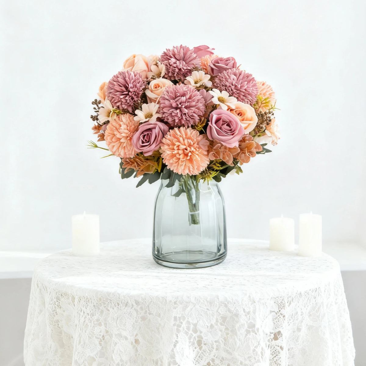 Silk Rose Artificial Flowers – Bridal Bouquet & Home Décor Artificial Silk Flowers Babs