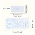 2pcs 3D Snowflake Silicone Mold – Epoxy Resin DIY Jewelry Resin Casting Mold Babs 2pcs