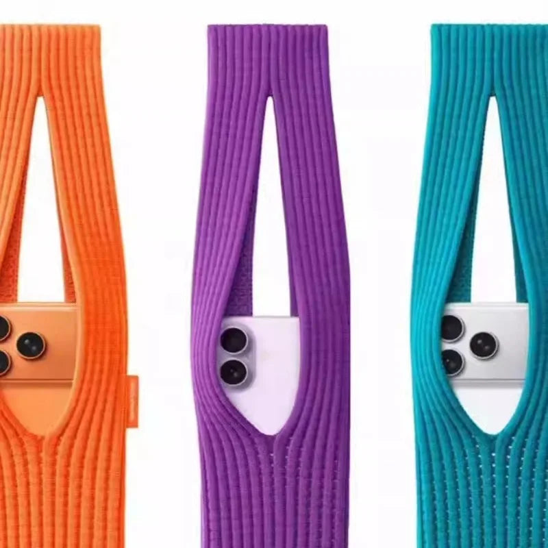 Knit Stretch Phone Crossbody Bag – Mini Lightweight Sling Pouch Phone Crossbody Bag Babs