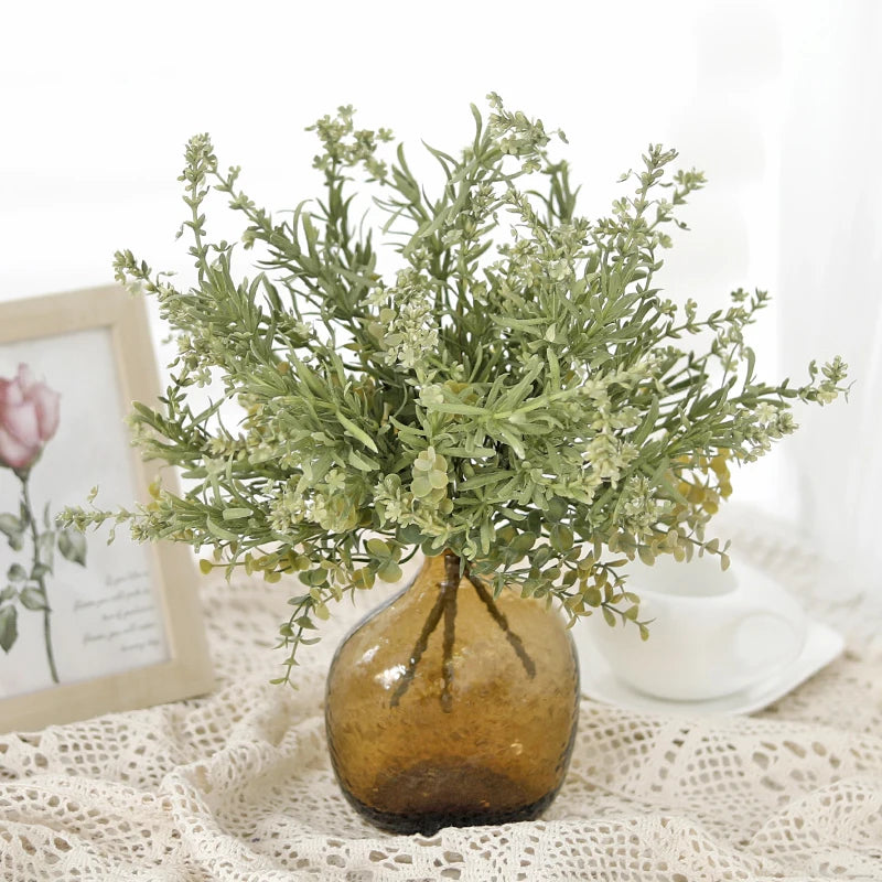 Eucalyptus Baby's Breath Artificial Stems – DIY Floral Decor Artificial Flower Stems Babs