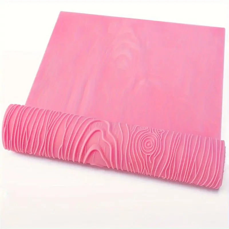 Silicone Wood Grain Fondant Impression Mat | Cake Lace Mold Cake Decorating Mold Babs