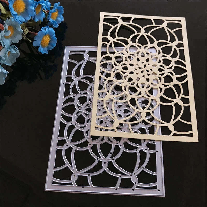 DIY Square Border Metal Cutting Dies for Scrapbooking & Paper Art Metal Cutting Dies Babs