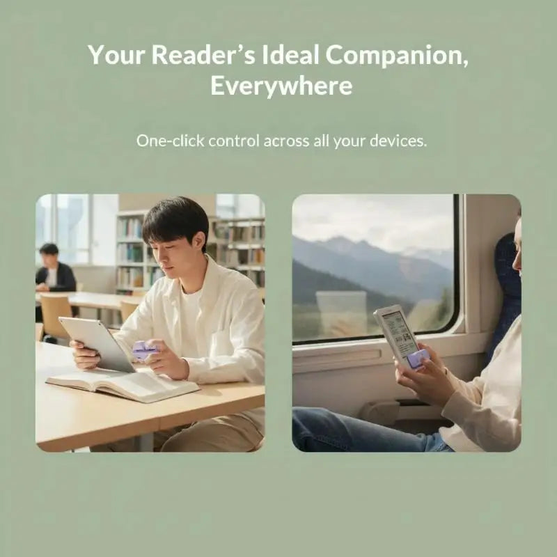 HUXUAN Bluetooth Page Turner Remote for Kobo eBook & Tablet Bluetooth Page Turner Babs