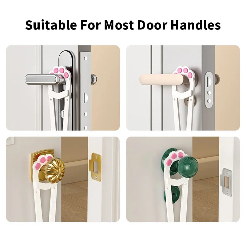 No-Drill Adjustable Cat Door Latch – Pet Gap Holder Cat Door Latch Babs