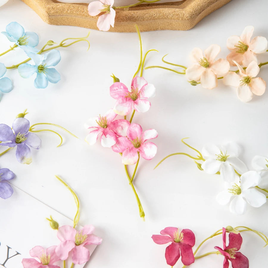 Silk Plum Blossom Artificial Flowers for Wedding & Home Decor Artificial Silk Flowers Babs