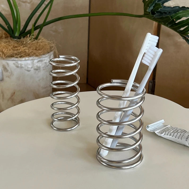 Stainless Steel Toothbrush Holder & Bathroom Storage Rack Toothbrush Holder Babs