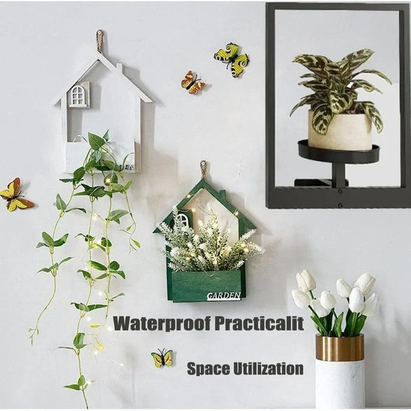 Metal Picture Frame Wall Planter Holder for Succulents & Flowers Wall Planter Holder Babs