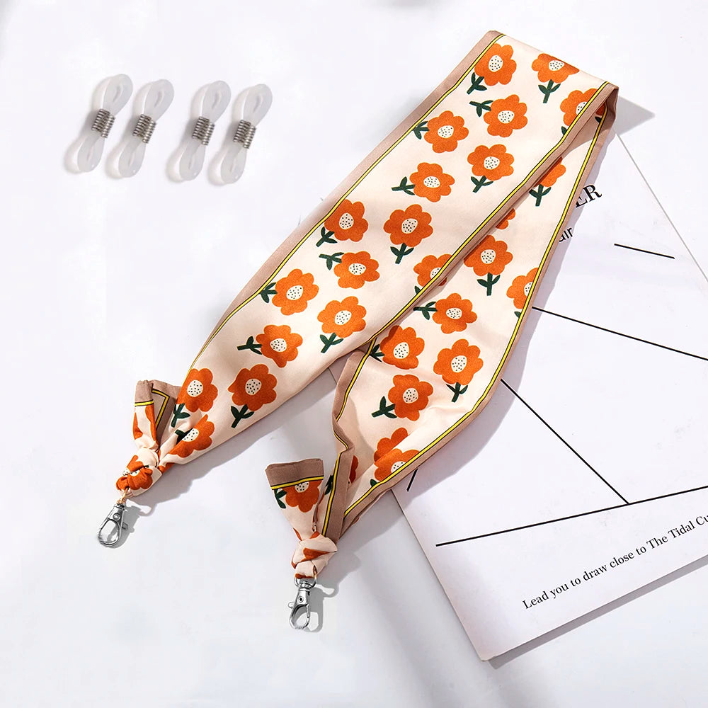 Floral Glasses Chain Lanyard – Acrylic Nylon Neck Strap for Women Eyewear Chain Lanyard Babs OF