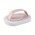 Magic Sponge Bathtub Brush with Handle | Bathroom Cleaner Sponge Cleaning Brush Babs Pink