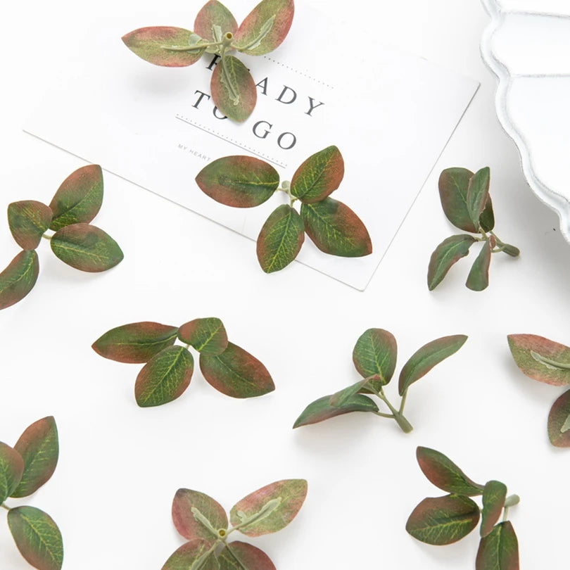 50/100Pcs Artificial Silk Tea Leaves – Wedding & Home Décor Artificial Silk Leaves Babs