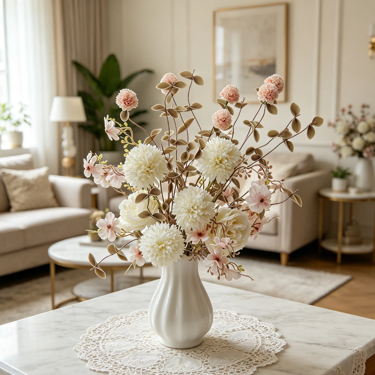 Silk Rose Artificial Flowers – Wedding & Home Décor Bouquet Artificial Flower Bouquet Babs
