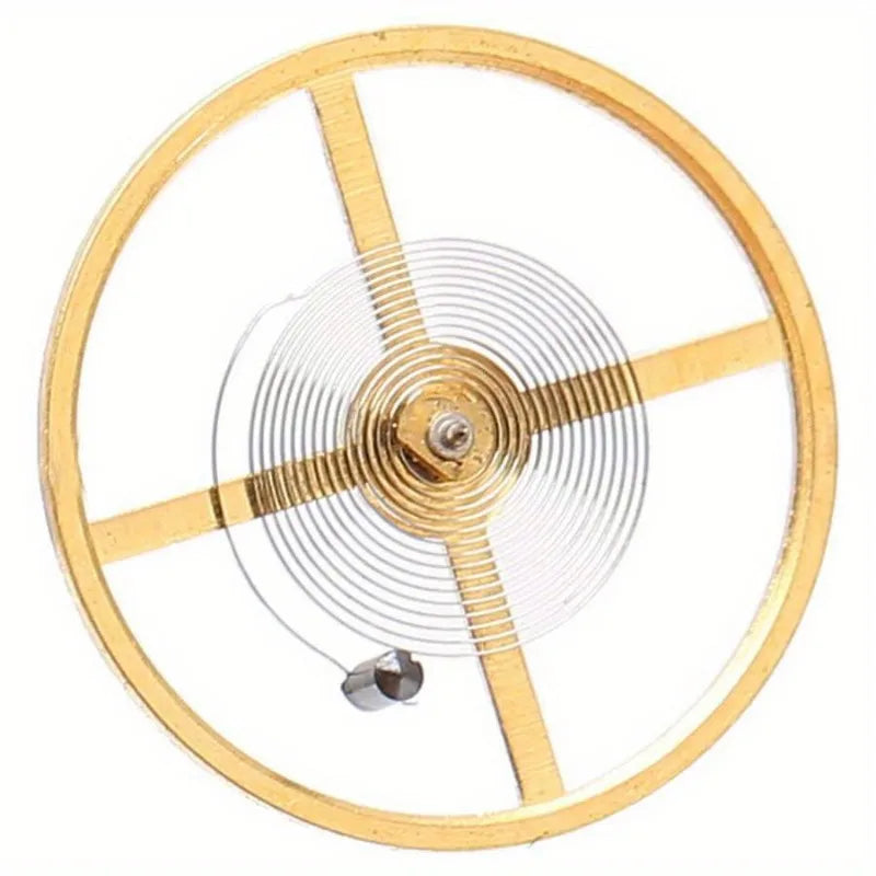 Watch Balance Wheel & Hairspring 9.3mm – Gold Replacement Part Watch Repair Part Babs