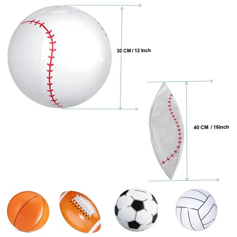 Inflatable Sports Balls Set – Beach, Pool & Party Toys for Kids Inflatable Sports Balls Babs