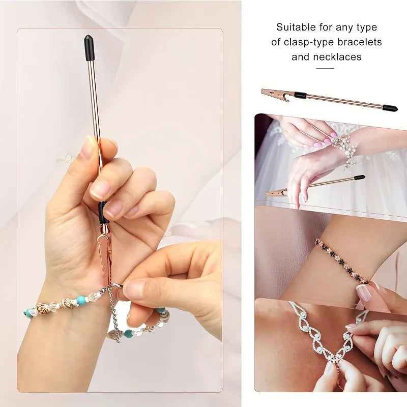 3-Piece Bracelet Aid Tool Kit – Clasp Helper & Extender Jewelry Making Tool Babs
