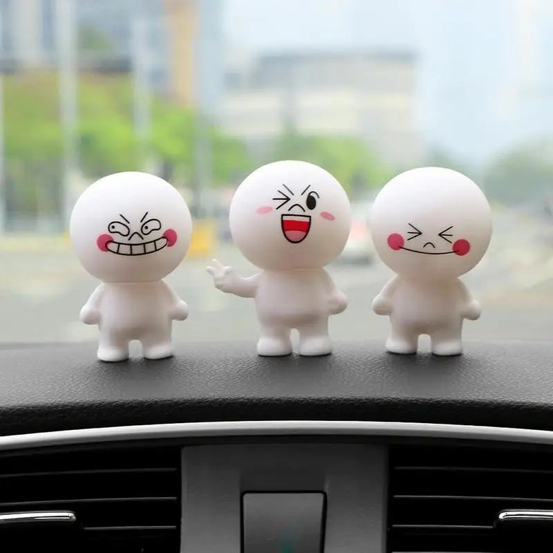 Cute Cartoon Doll Car Dashboard Ornament – Auto Interior Decor Car Dashboard Ornament Babs