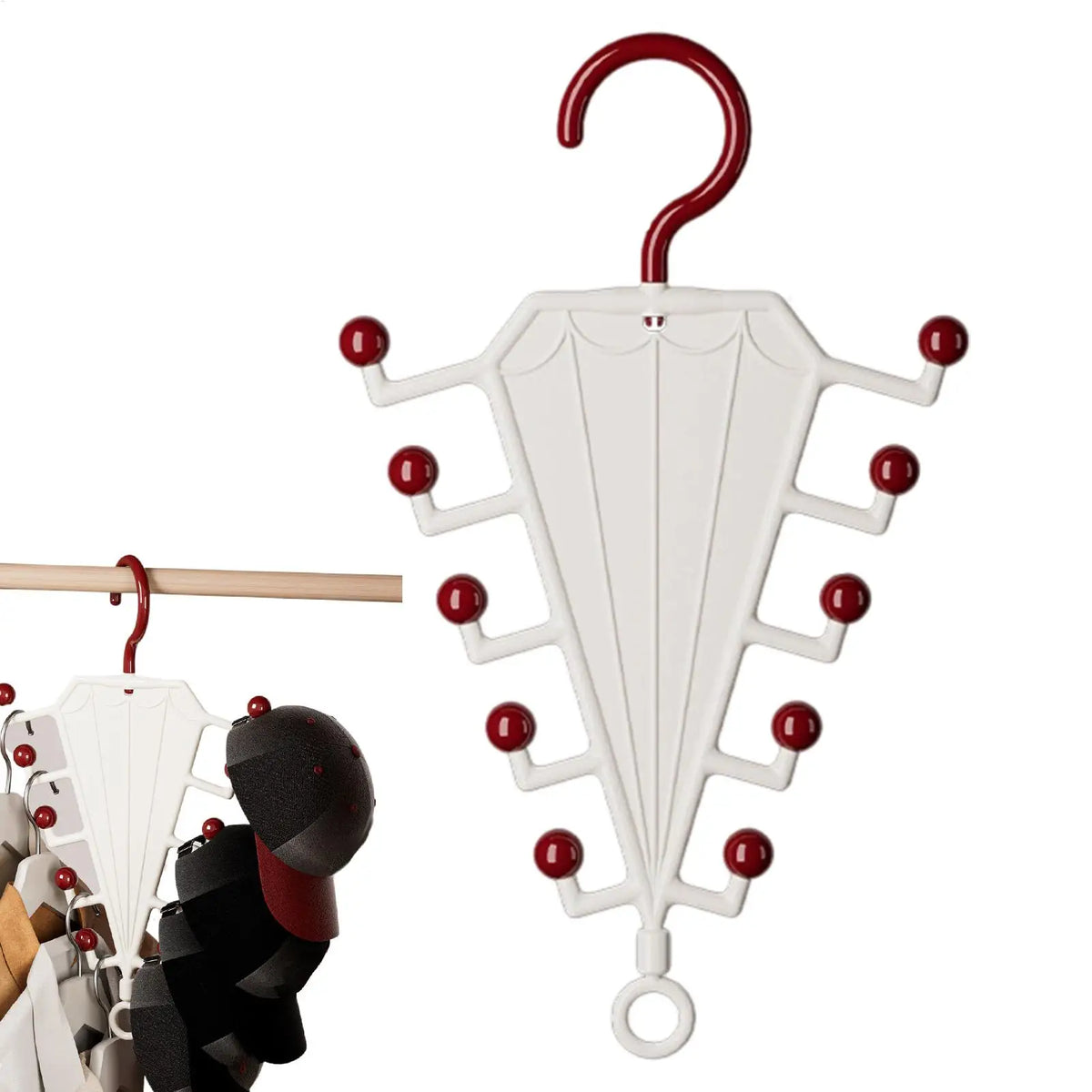 V-Shaped Double-Sided Closet Organizer Hanger | Space Saving Closet Organizer Hanger Babs