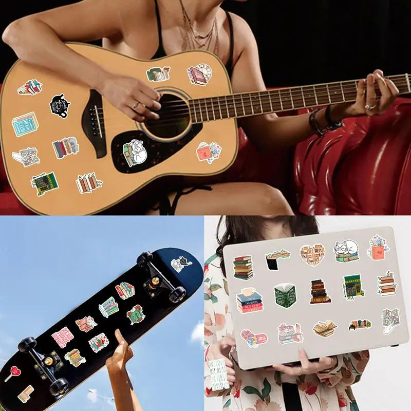 50PCS Aesthetic DIY Stickers for Scrapbook, Laptop & Diary Decorative Sticker Pack Babs